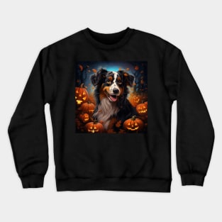 Australian shepherd Halloween Crewneck Sweatshirt